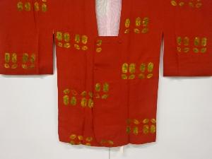 絞り　抽象模様道行コート